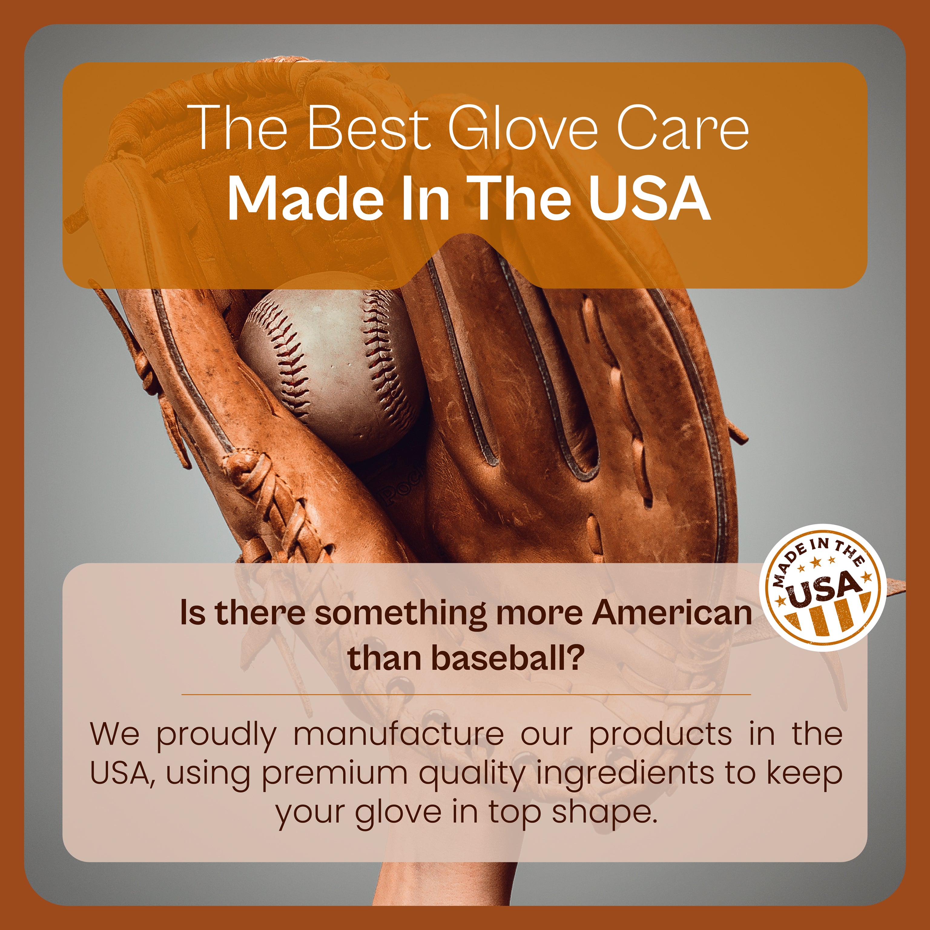 sarna baseball break in kit made in the usa
