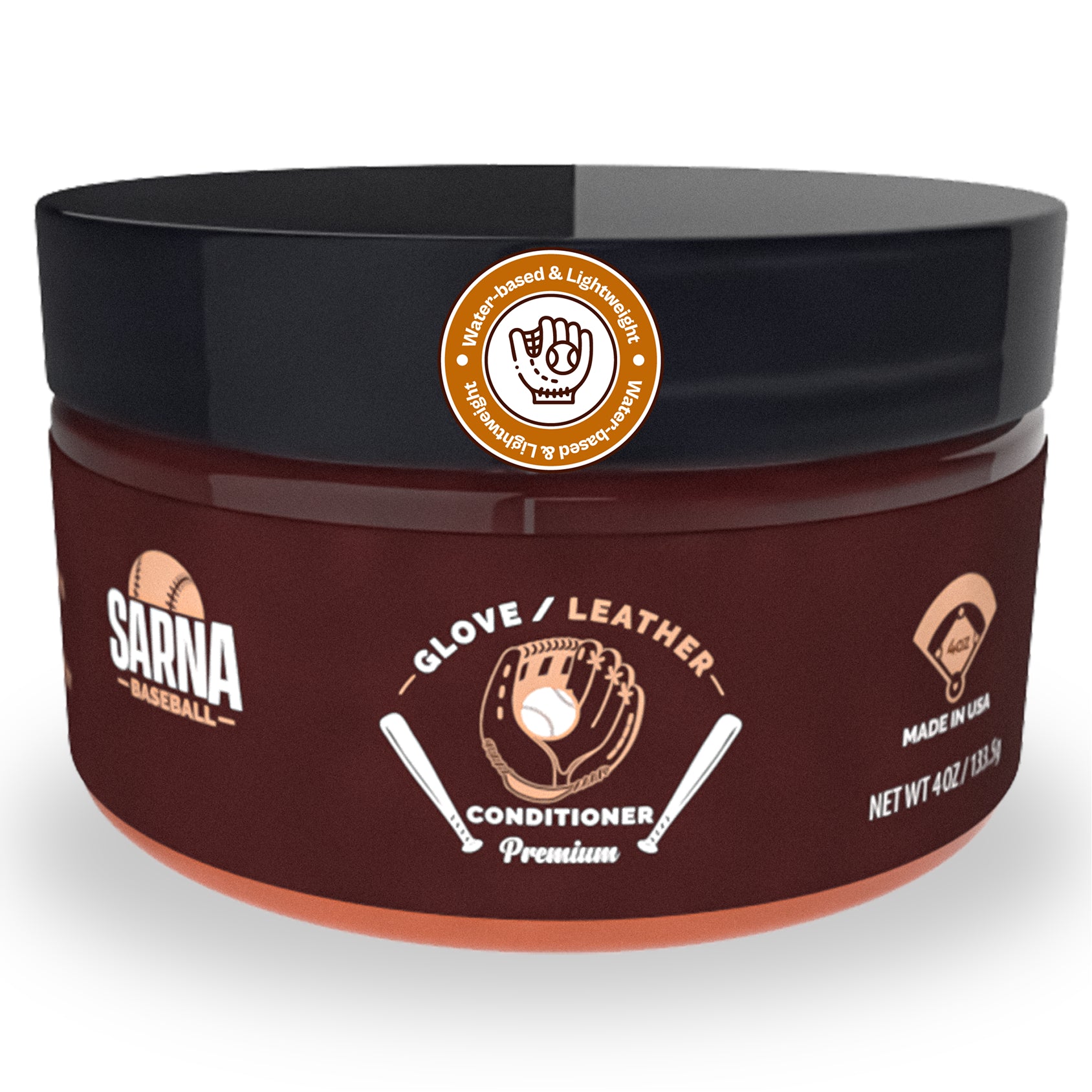 sarna baseball glove conditioner cream