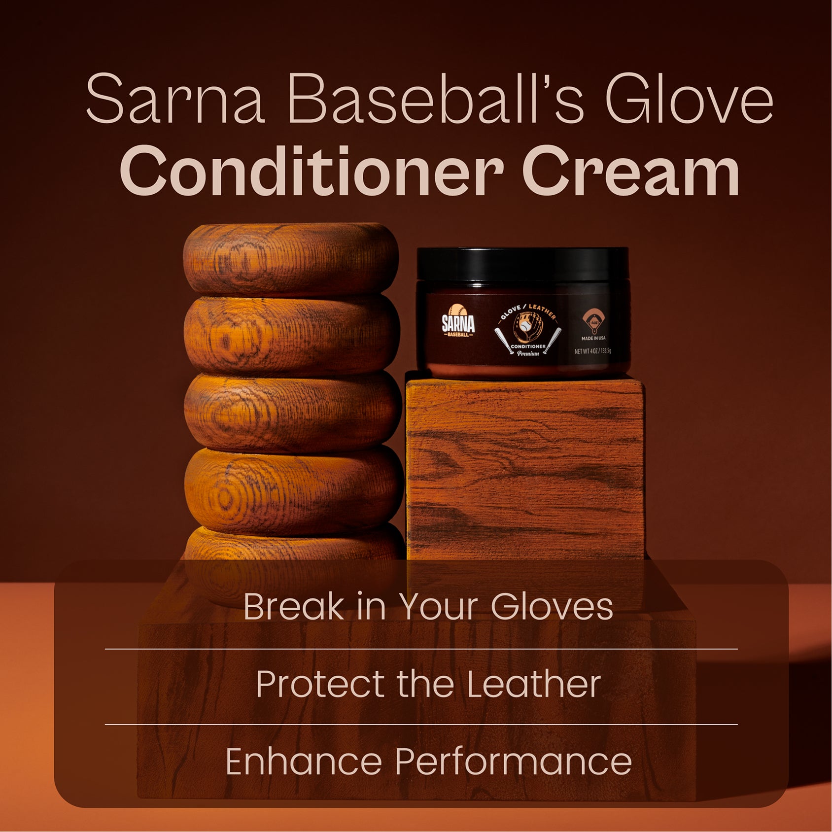 sarna baseball glove conditioner cream for leather