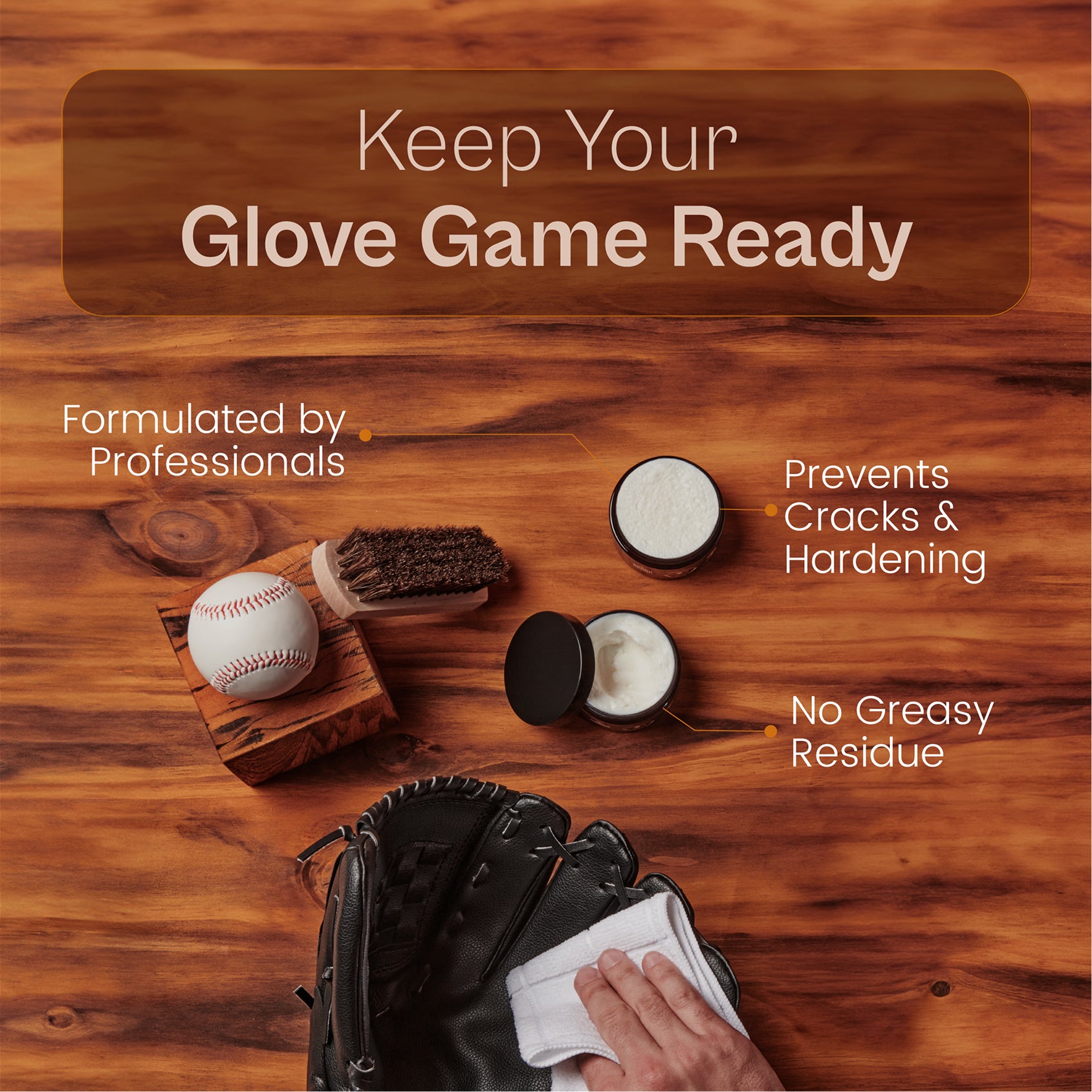 sarna baseball glove conditioning cream and cleaner