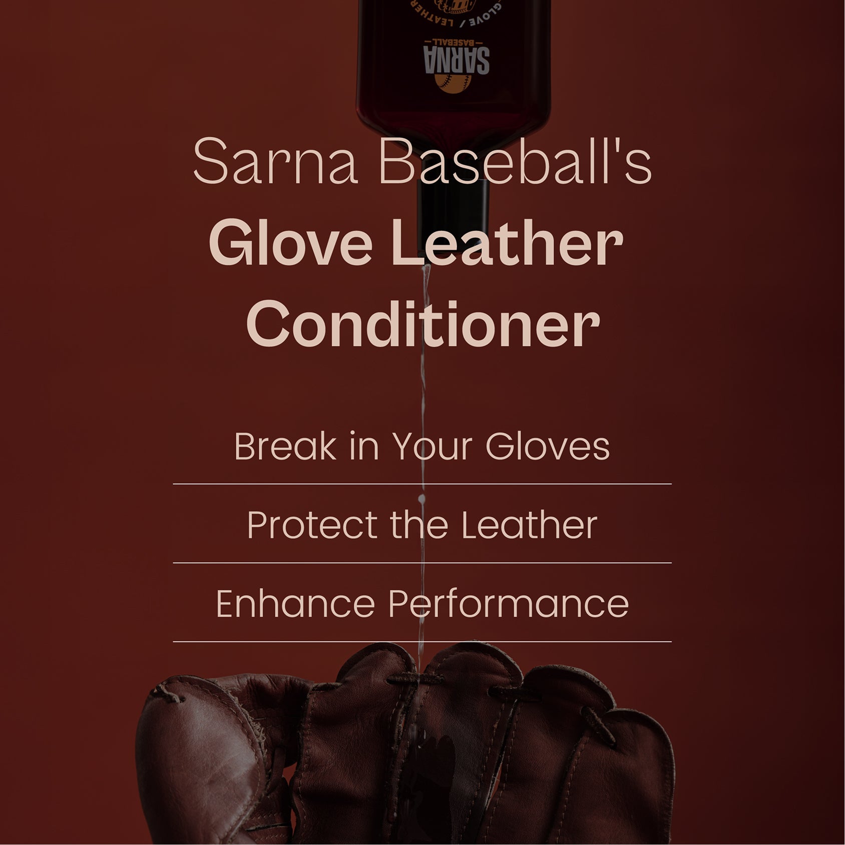 sarna baseball glove conditioner and cleaner