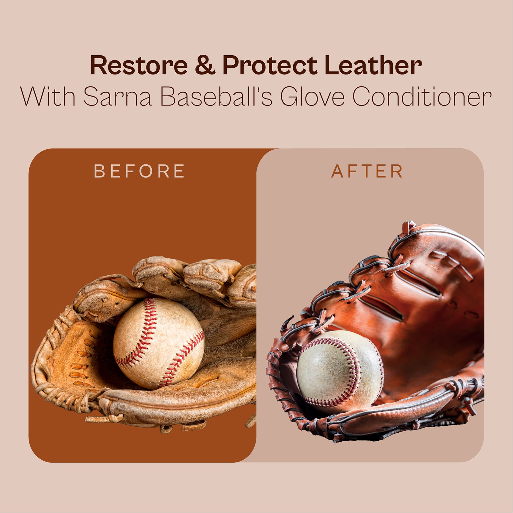 sarna baseball glove leather conditioner and cleaner