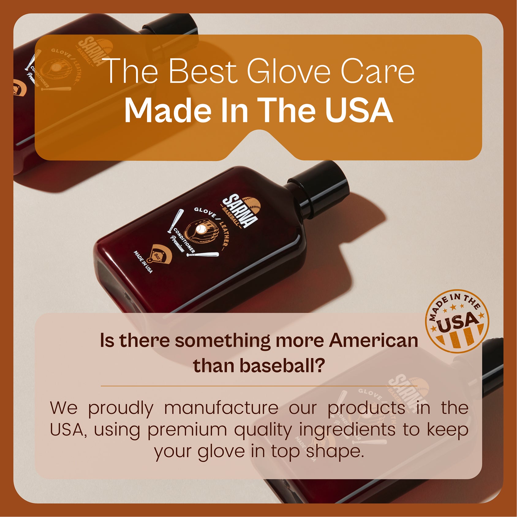 sarna baseball glove conditioner made in the usa